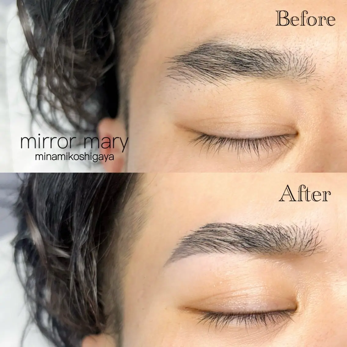 アイブロウ ワックス脱毛 眉カット mirror mary南越谷の眉毛・アイブロウイメージ