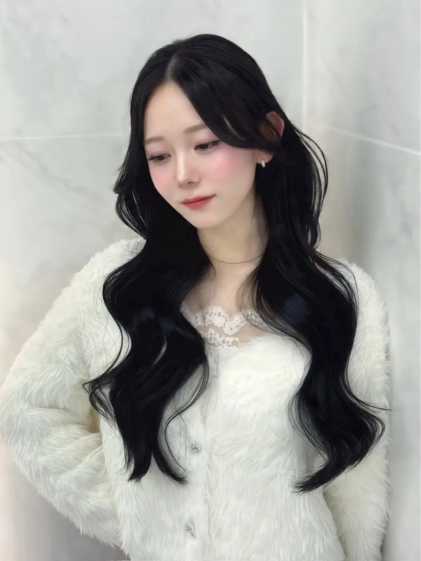 ロング カラー カット ヘアカラー 韓国レイヤー/艶カラ ー/似合わせ/けんとのヘアスタイル
