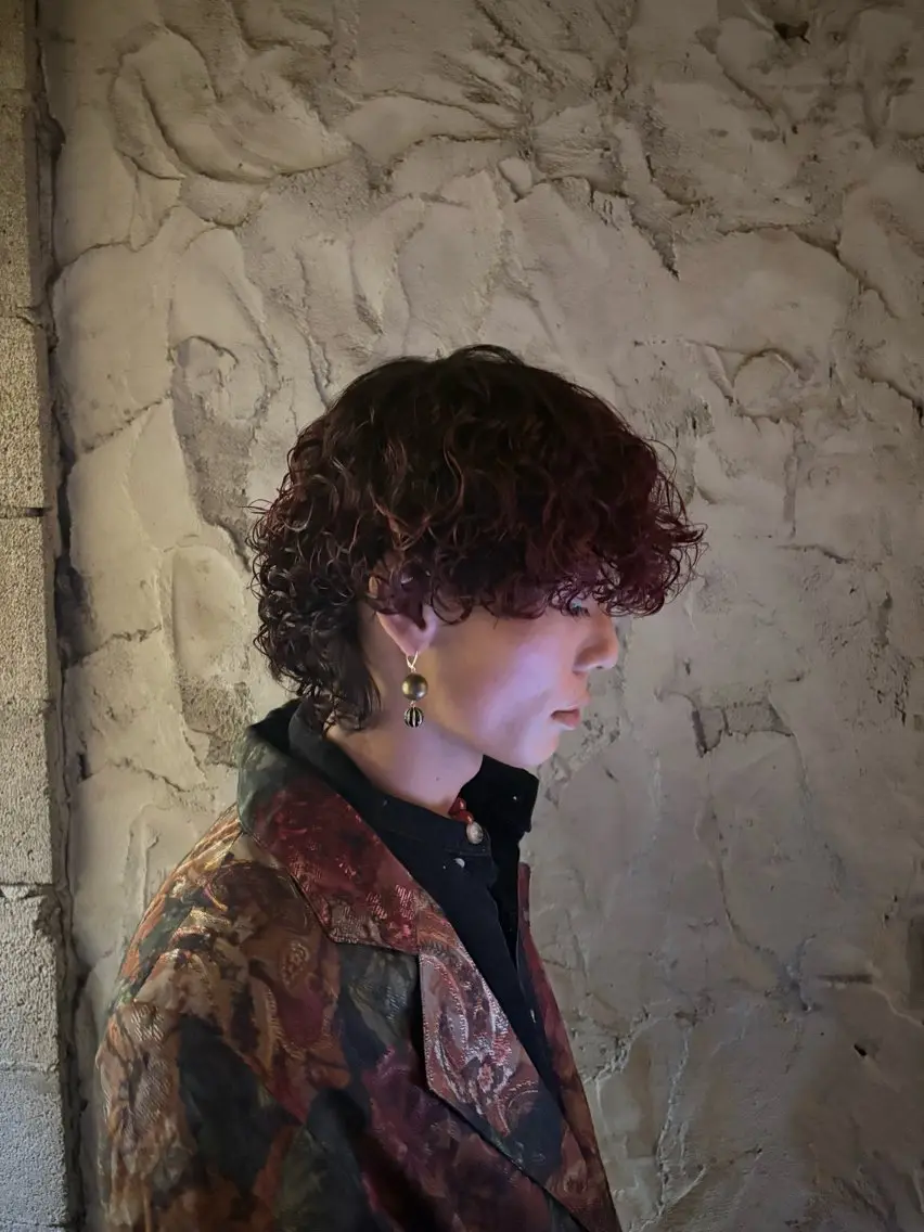 メンズ ヘアカラー 大谷 羽音のヘアスタイル