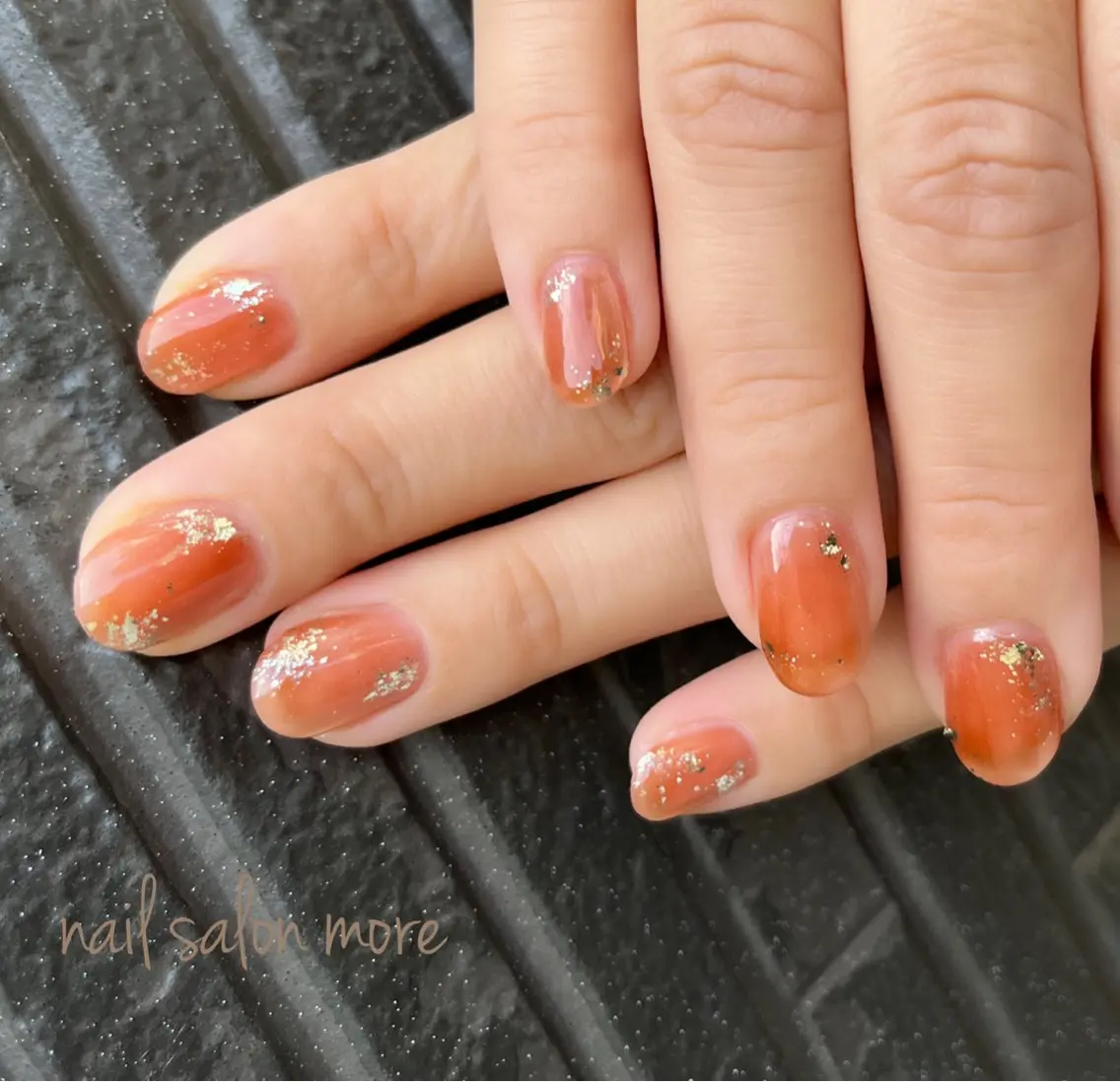 ネイル ラメ(グリッター) マグネットネイル マグネットワンカラー ワンカラーネイル nail salon moreのネイルデザイン
