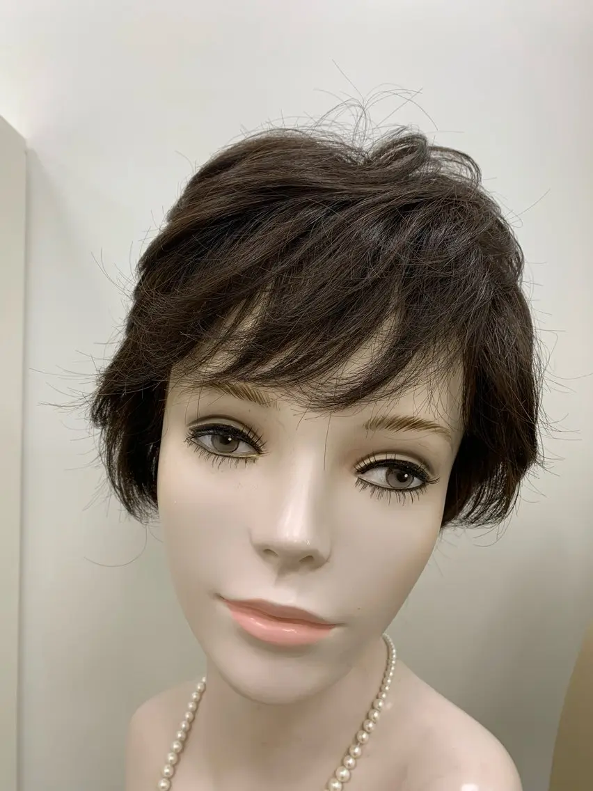ショート 訪問美容ウィッグ のお店 つむぎのヘアスタイル