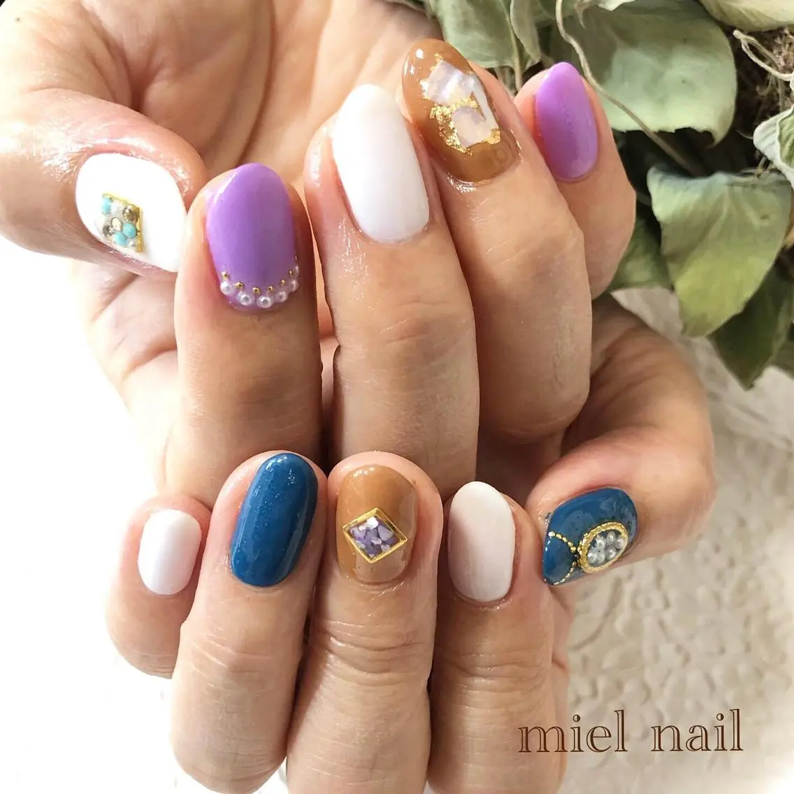 ネイル ハンドネイル miel nailのネイルデザイン