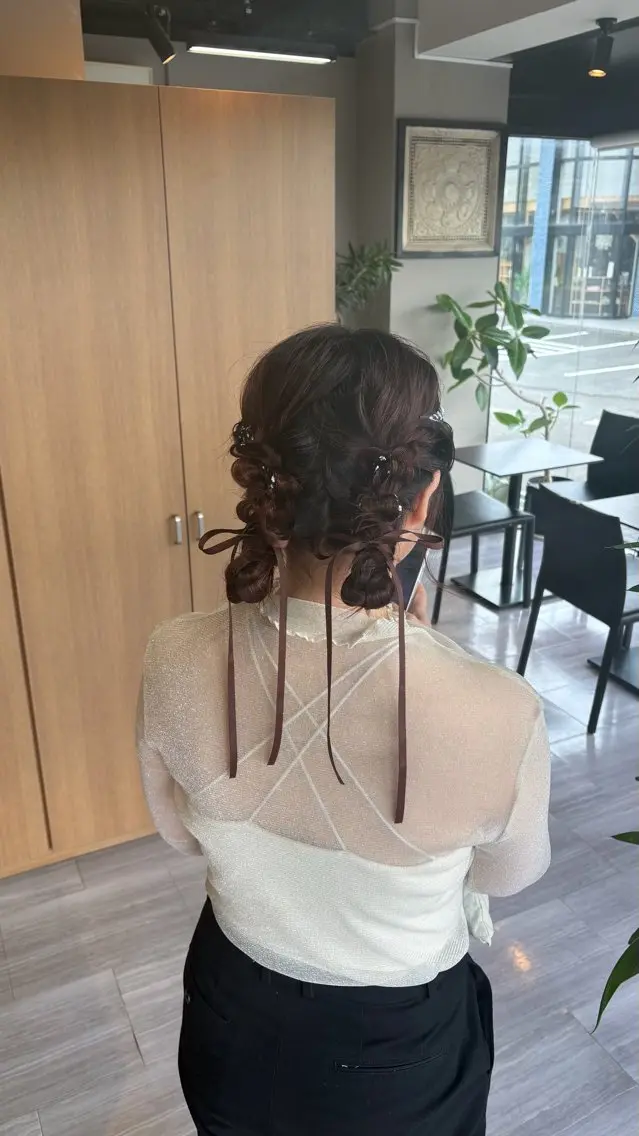 セミロング ヘアセット arika マユのヘアスタイル