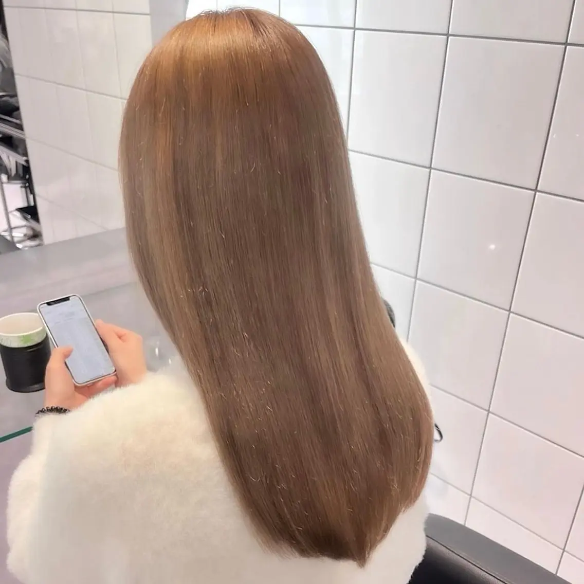 ロング カラー ヘアカラー トリートメント ヘッドスパ ヘアセット 🫧うる艶トレンド 🫧透明感カラーのヘアスタイル