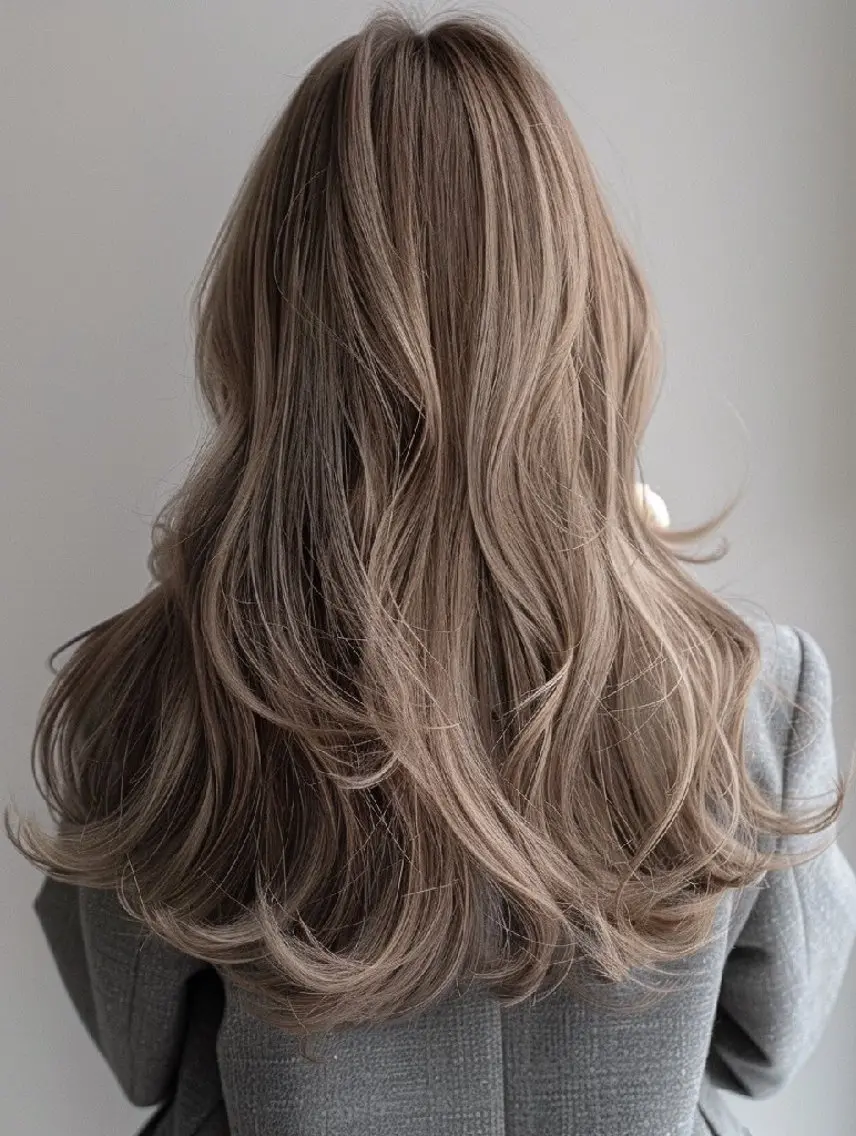 ロング しもかわ かほのヘアスタイル