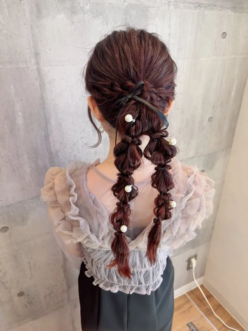 ヘアアレンジ ヘアセット 加藤 つばさのヘアスタイル