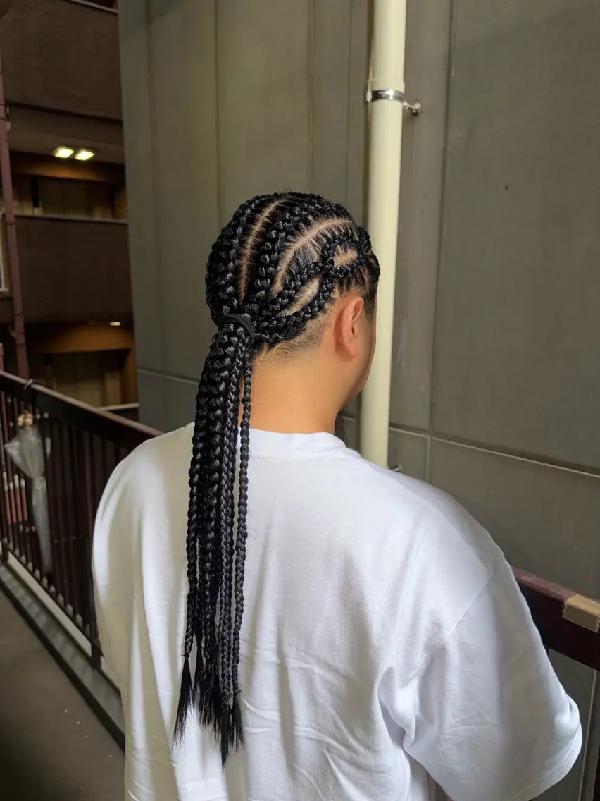 ヘアアレンジ メンズ ヘアセット ダブルライセンス♾️ KURUMI⛓️🔥のヘアスタイル