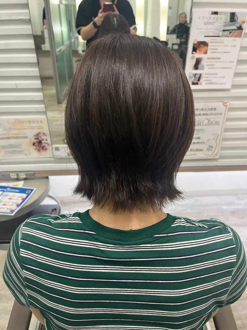 ショート カラー カット ヘアカラー 本八幡💫モデル募集 kanatoのヘアスタイル