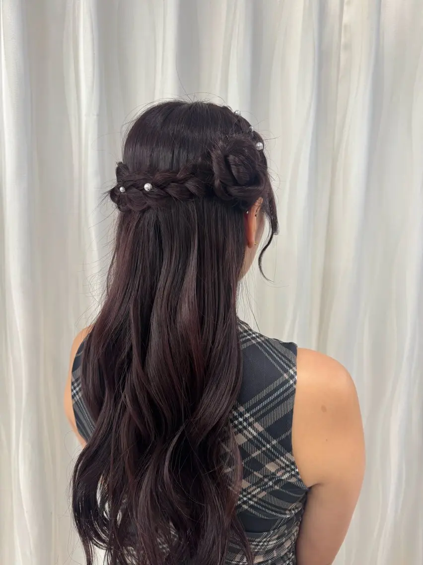 ヘアアレンジ ヘアセット 韓国/アイドルヘア 🎀みづきのヘアスタイル