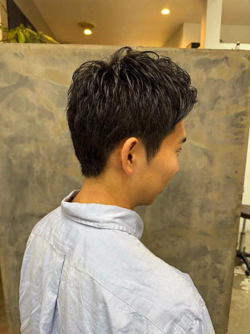 ショート メンズ カット 【Earth長岡】 新井翔壱のヘアスタイル