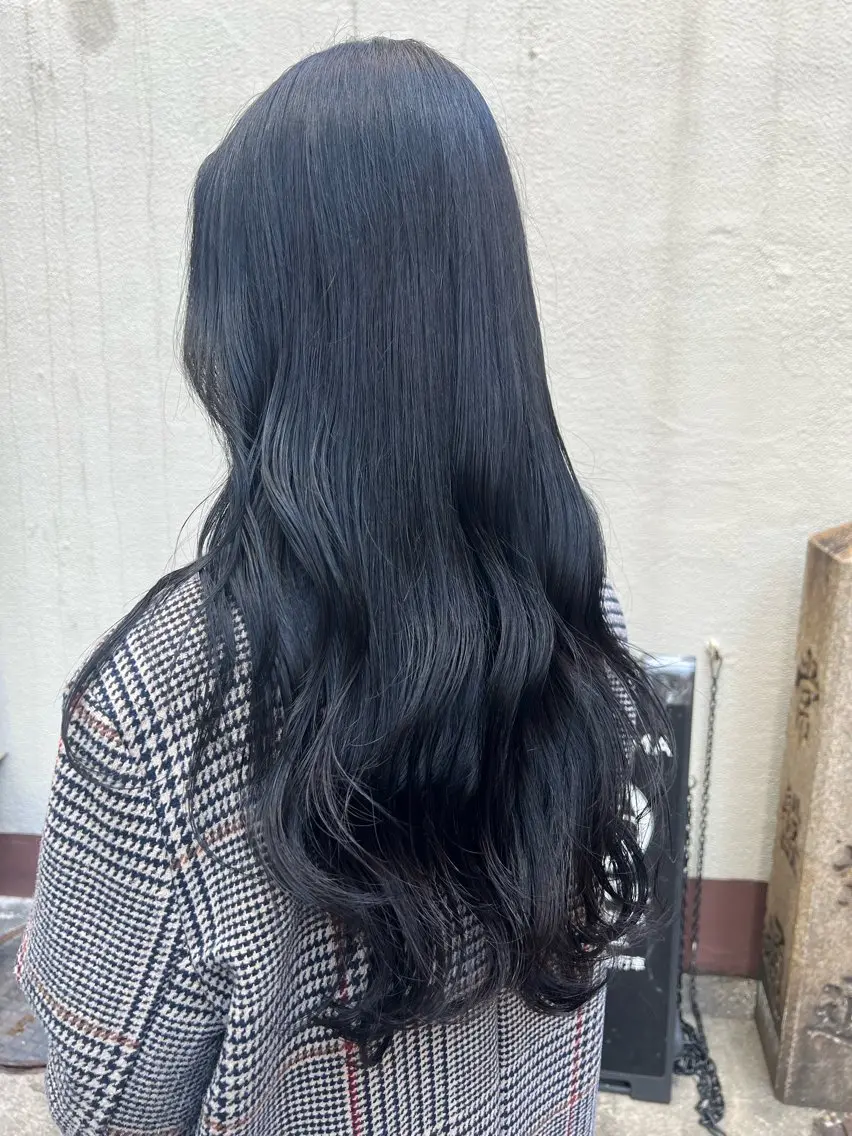 ロング ヘアカラー トリートメント スダユーヤ 💫推しカラーウルフのヘアスタイル