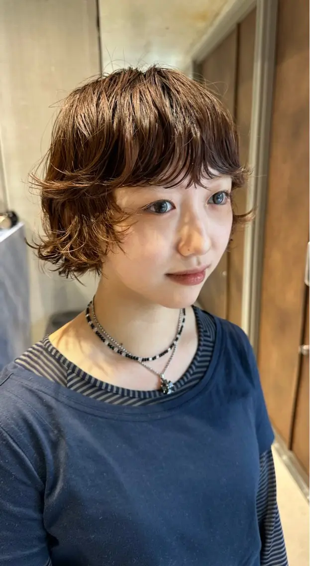 ボブパーマの写真