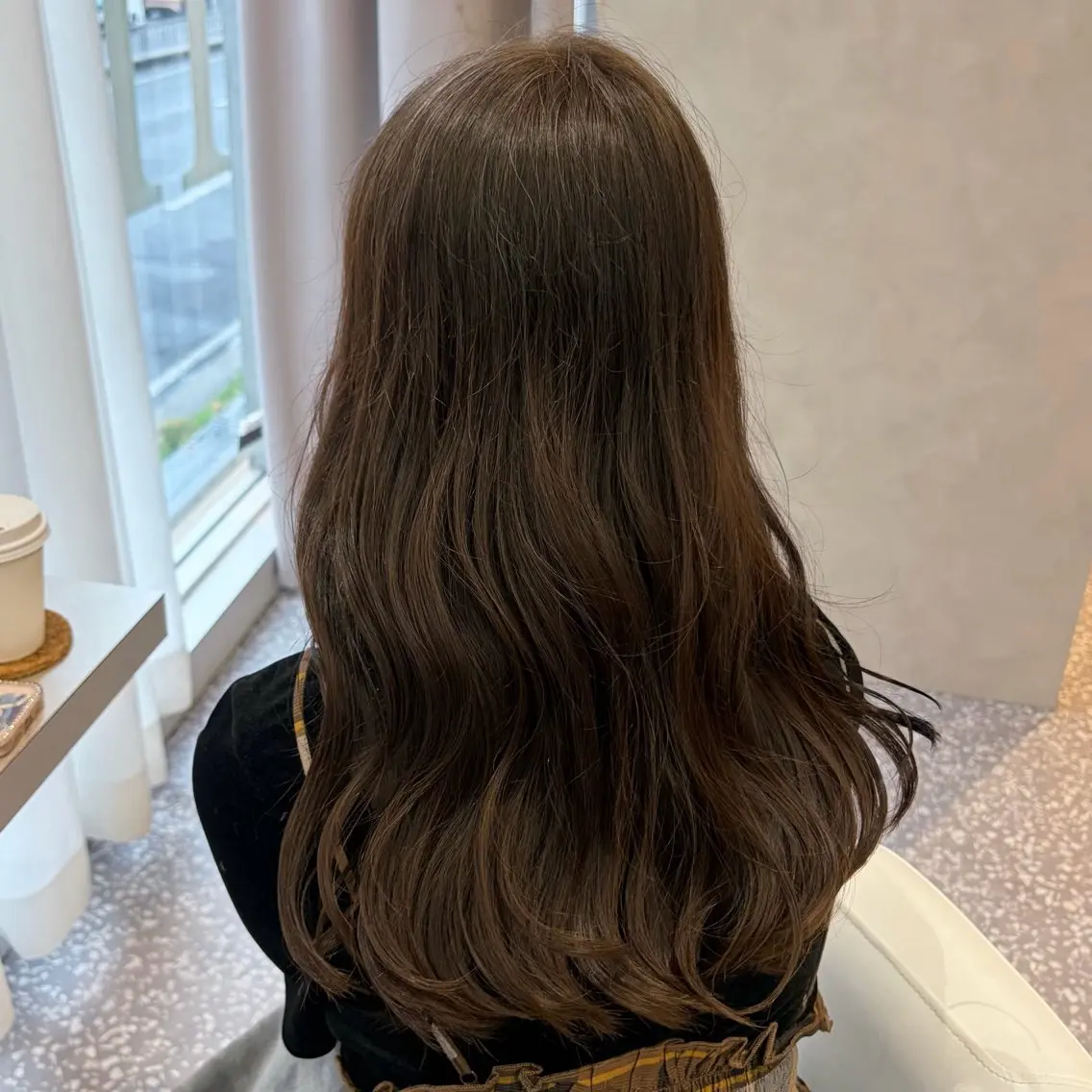 ロング カラー ベージュカラー ブラウンカラー ブラウンベージュ ヘアカラー トリートメント 髪質改善/ やまだくるみのヘアスタイル