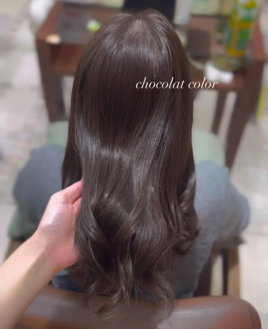 セミロング カット ヘアカラー トリートメント 透明感カラー/ 艶感カラー/RAMUのヘアスタイル