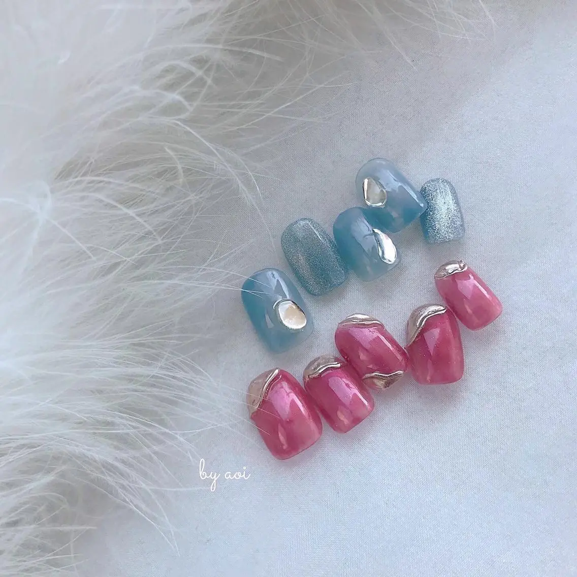 ネイル マグネットネイル ハンドネイル フットネイル Utopia nail_のネイルデザイン