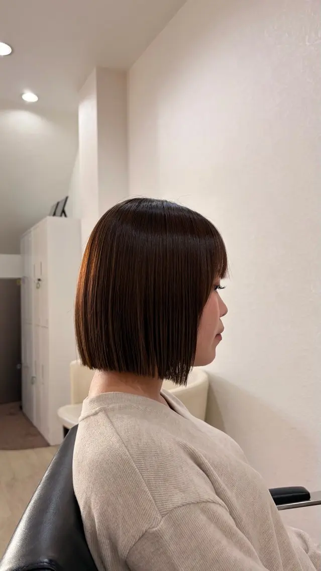 ミディアム ボブ tidehair 晃希　コウキのヘアスタイル