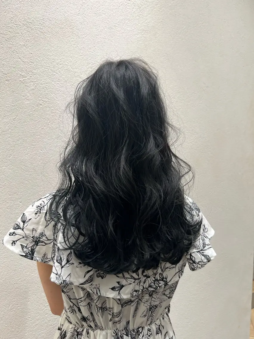 白髪染めヘアマニキュアリタッチ+極上トリートメントorヘッドスパ✨の写真