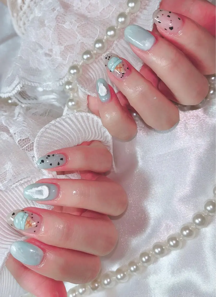 ハンド💅アート10本シンプルコース(オフ有)の写真
