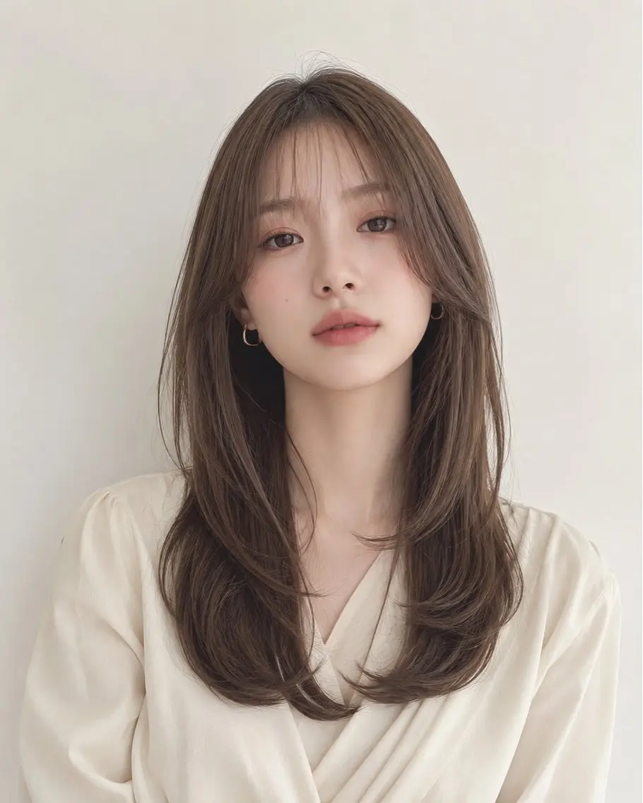 ロング カラー カット ヘアカラー トリートメント 新宿/モテ🤍 トレンドヘア/ワカナのヘアスタイル