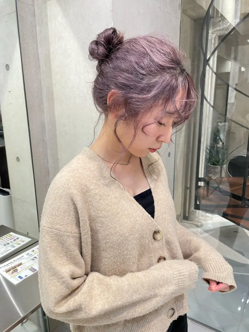 《8/16限定🥣🪽》ダメージ軽減ブリーチリタッチ＋オンカラー+ケアトリートメント付き🎀🫧の写真