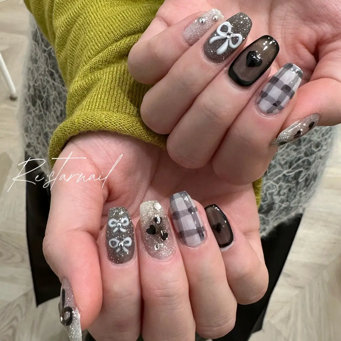 ネイル ニュアンスネイル ハンドネイル Re:star nail薬院/今泉のネイルデザイン