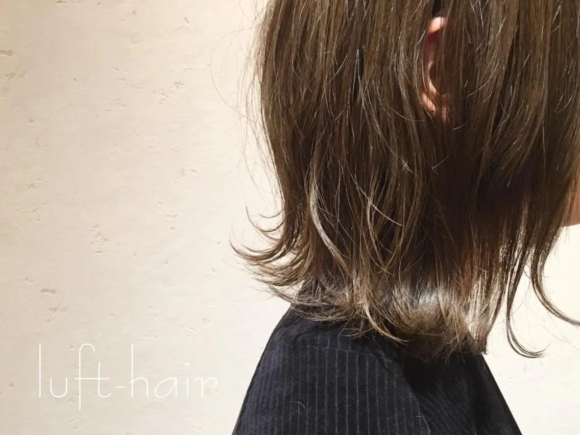 ミディアム カラー むらかみ みかのヘアスタイル