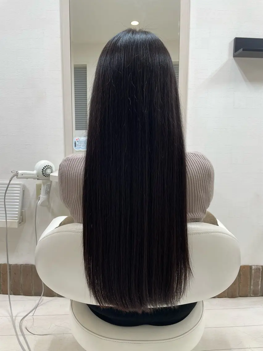 ロング アミーベル🧸🧡 本店✂️しおりのヘアスタイル