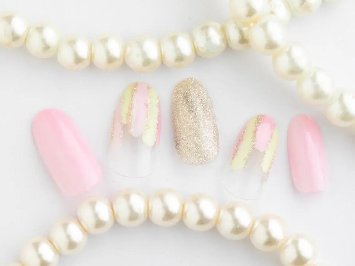 ネイル 桜ネイル クリアネイル フットネイル ジェルネイル キラキラネイル 💗🪽Tiary Nail🪽💗のネイルデザイン