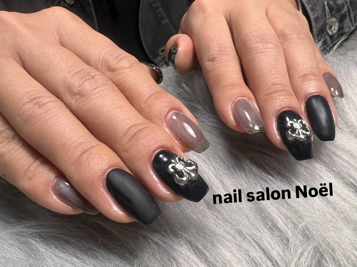 セミロング ハンドネイル nail salon Noël_赤磐のネイルデザイン