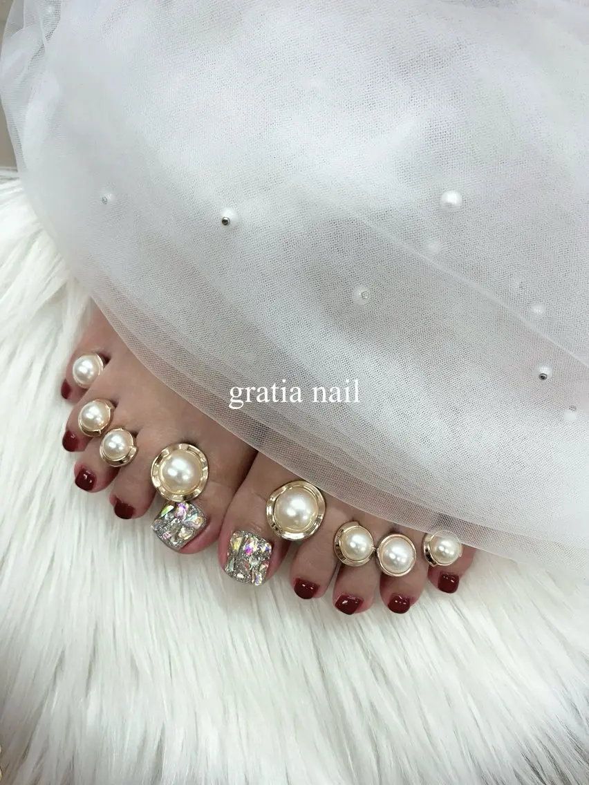 ネイル フットネイル gratia salonのネイルデザイン