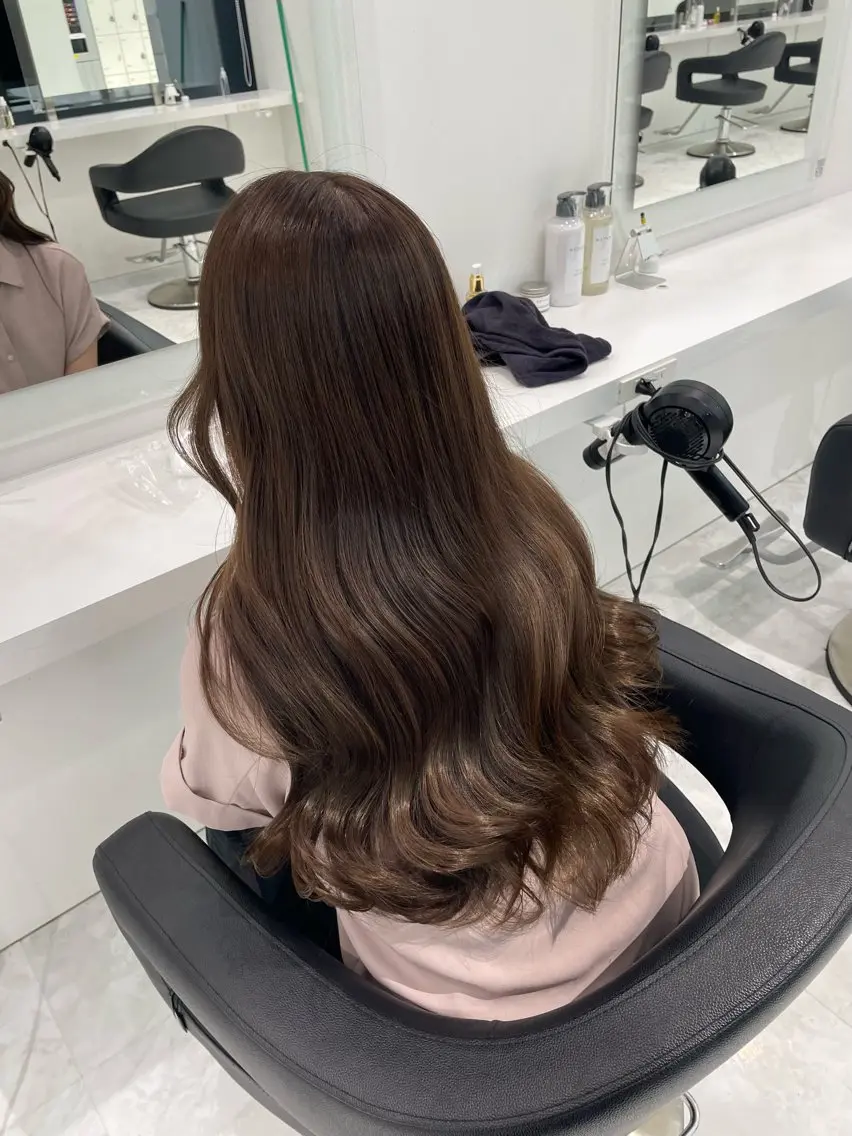 ロング カラー ヘアカラー トリートメント ブリーチなし特化 美容師💖SAE💖のヘアスタイル