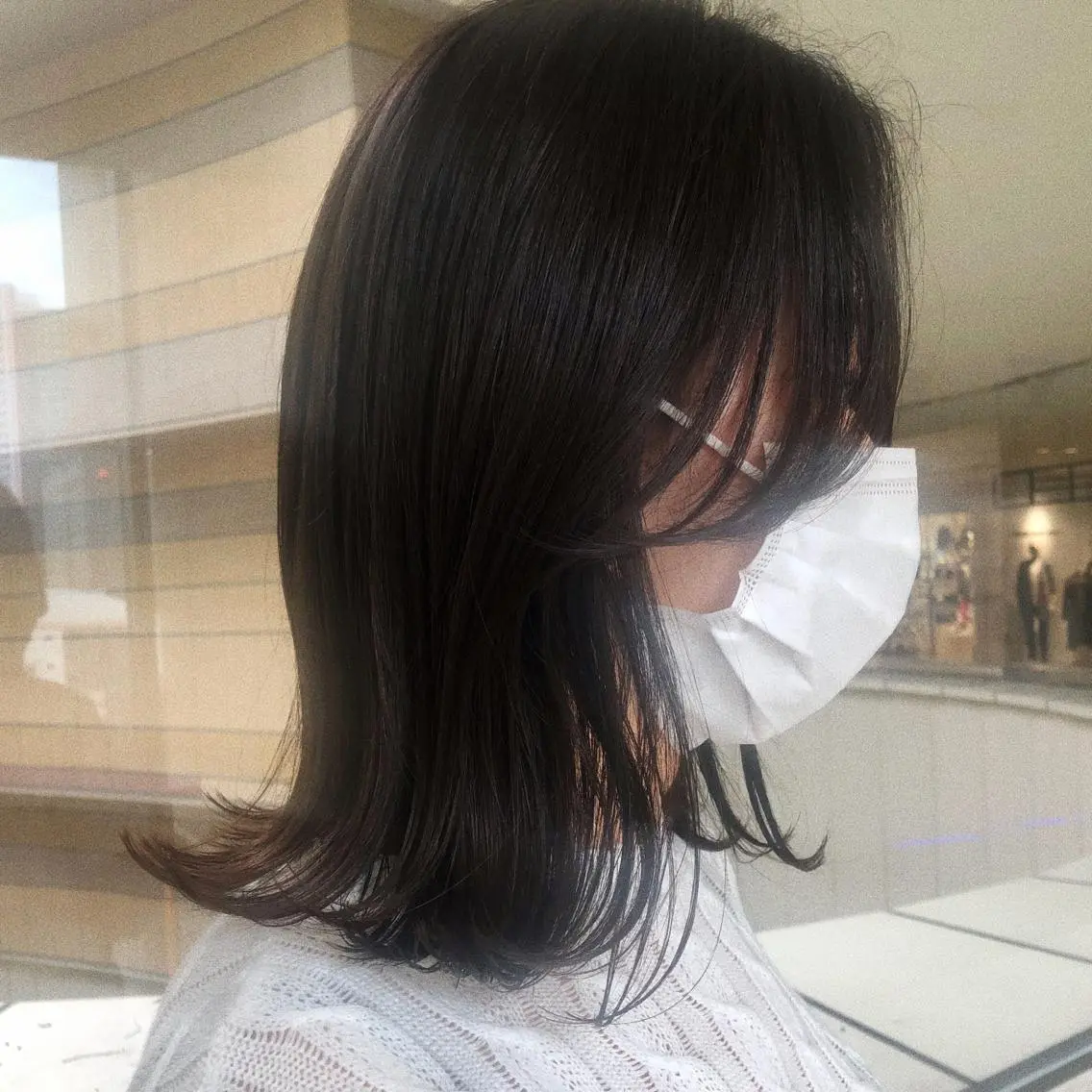 ミディアム カット 韓国ヘア 🇰🇷 RUKA 🩵🤍のヘアスタイル