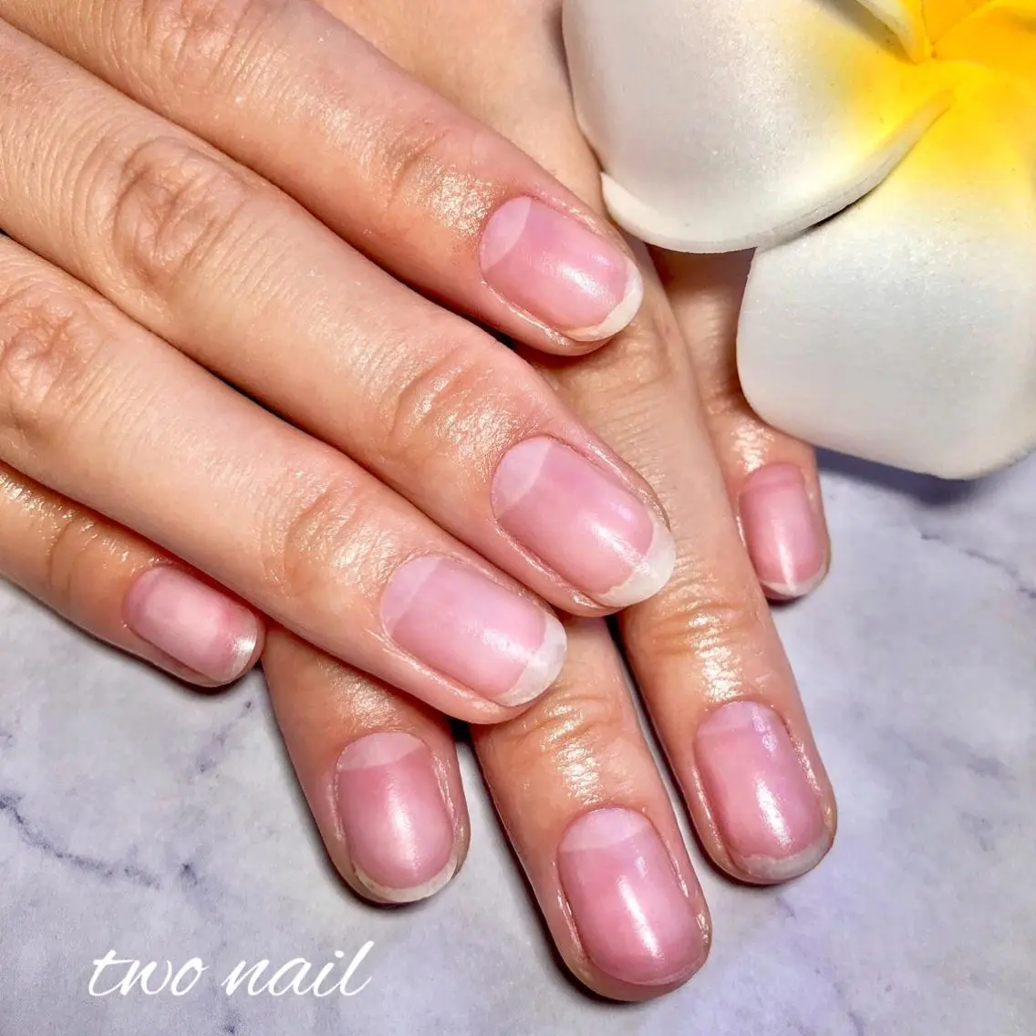 ネイル フットネイル ハート オフのみ(ネイル) two nailのネイルデザイン