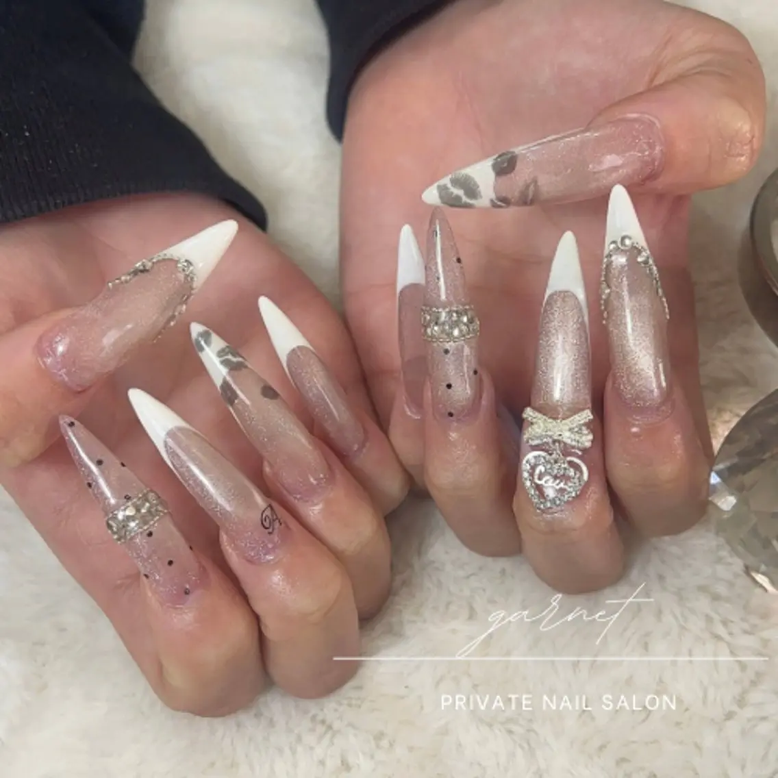 ロング Garnet nailのネイルデザイン
