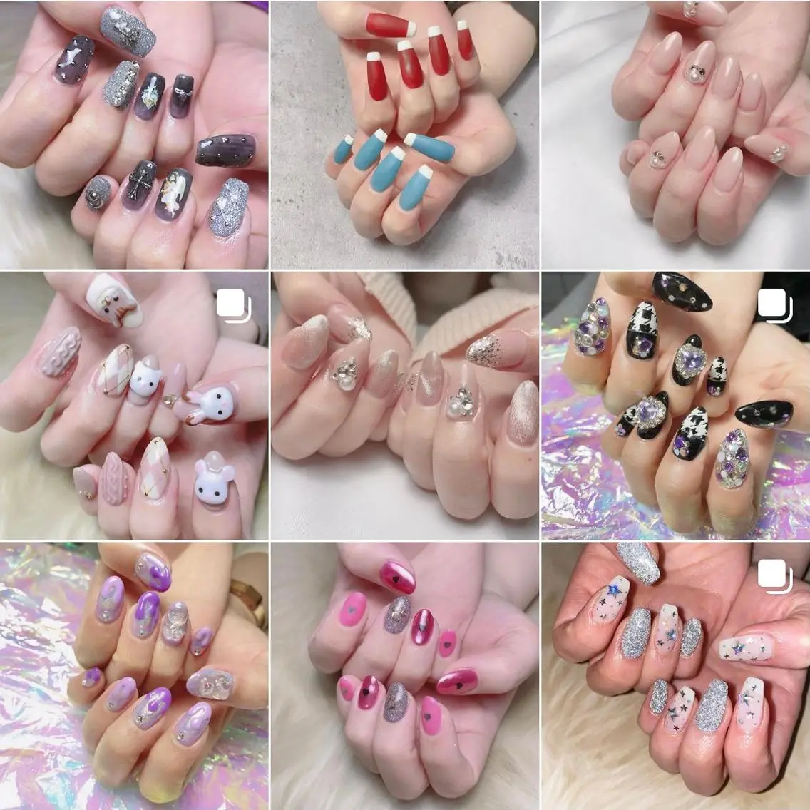 ネイル 渋谷／チップ長さ出し 👑アプレgel-xのネイルデザイン