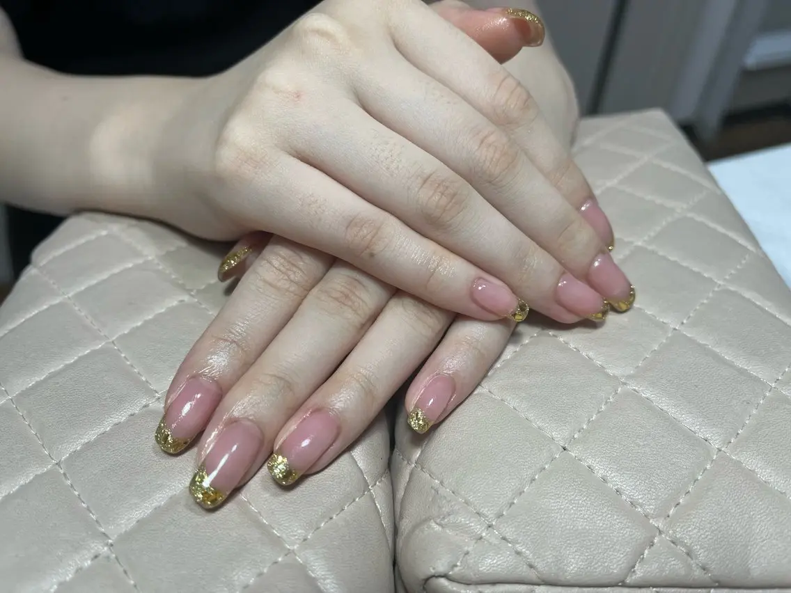 ネイル ハンドネイル goldgleams ちなのネイルデザイン