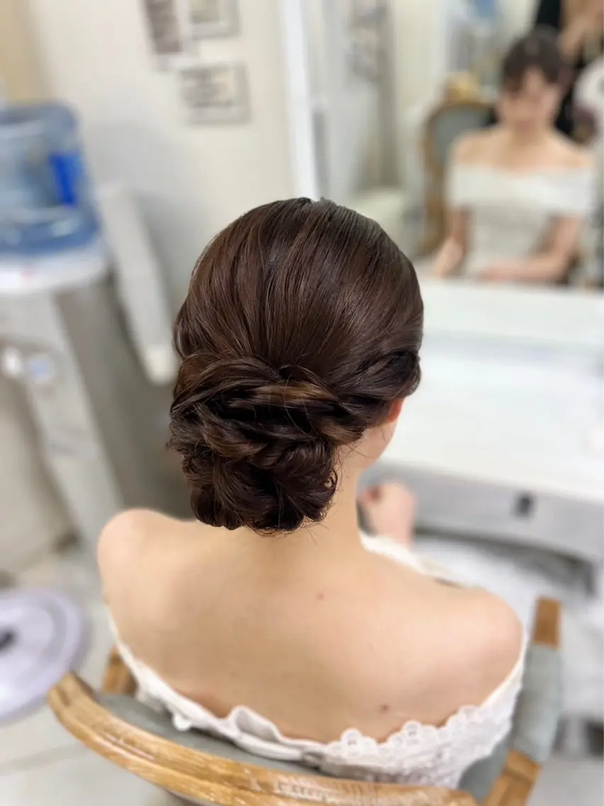 ヘアアレンジ ヘアセット ヘアセットサロン ココのヘアスタイル