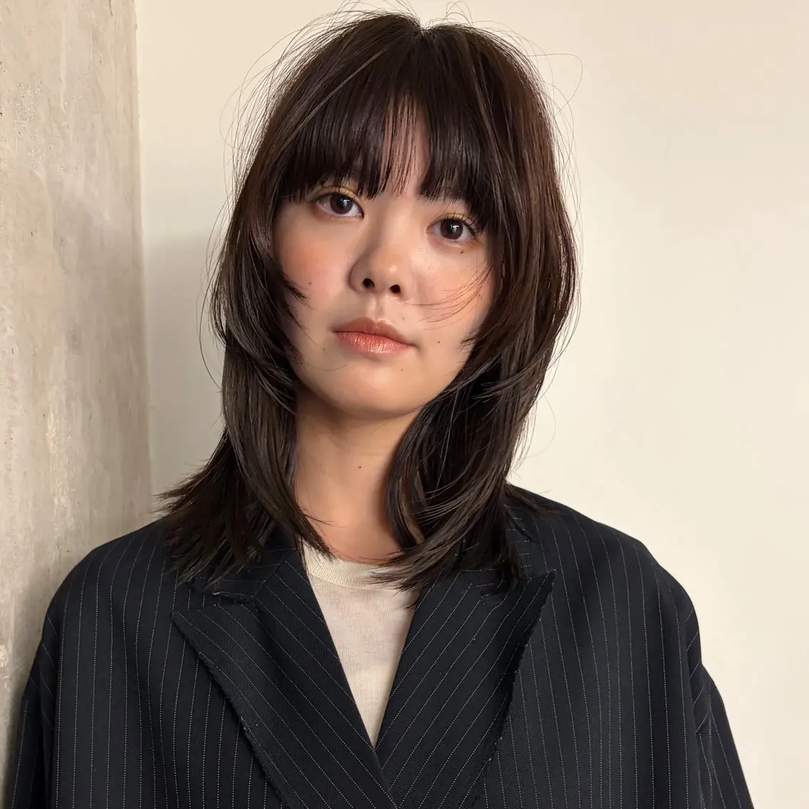 ミディアム ミディアムレイヤー レイヤーカット 似合わせカット カット トリートメント ボブ/ショート/ パーマ得意です◎平井のヘアスタイル