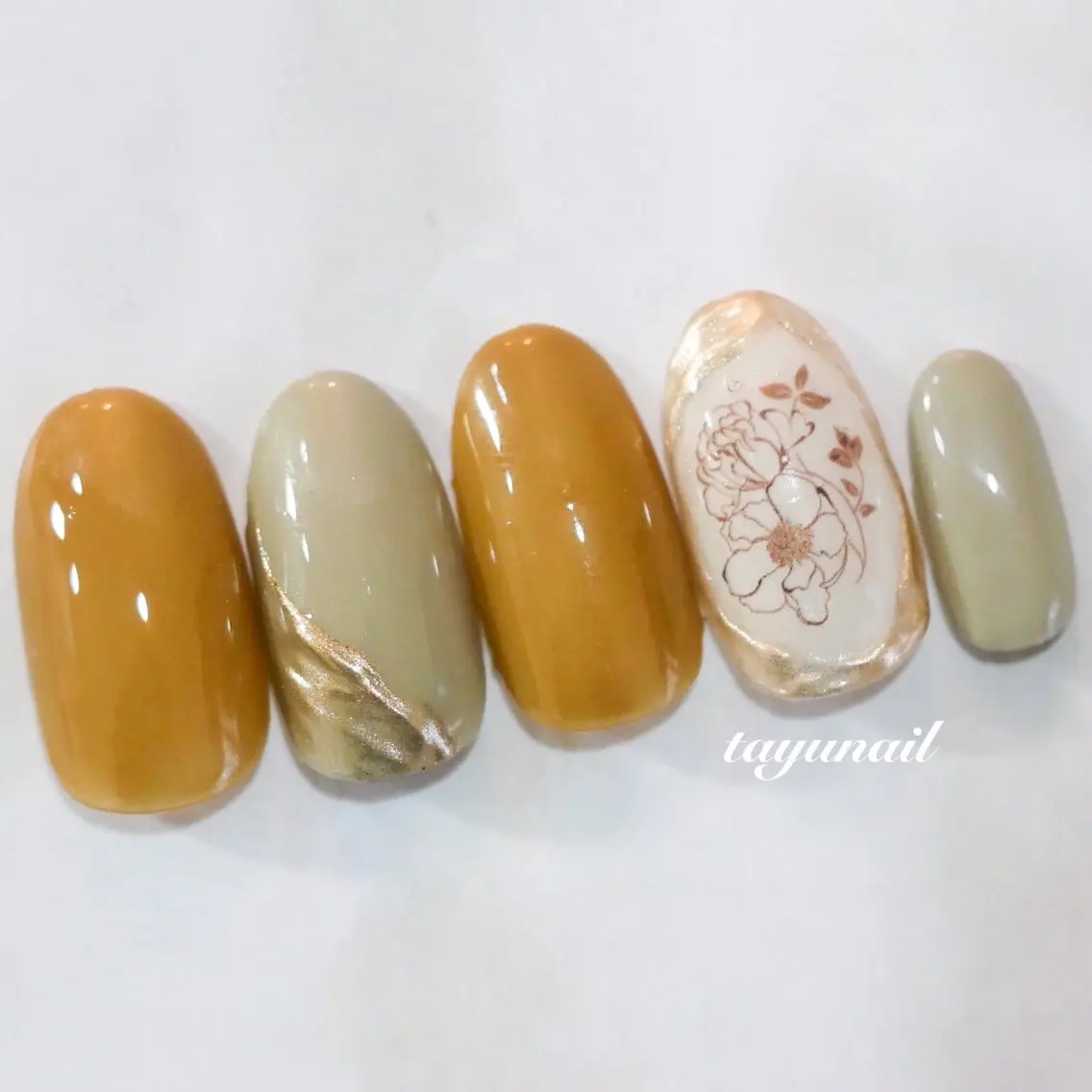 ネイル アートネイル ジェルネイル パラジェル ハンドネイル ネイルサロン 【たゆnail】のネイルデザイン