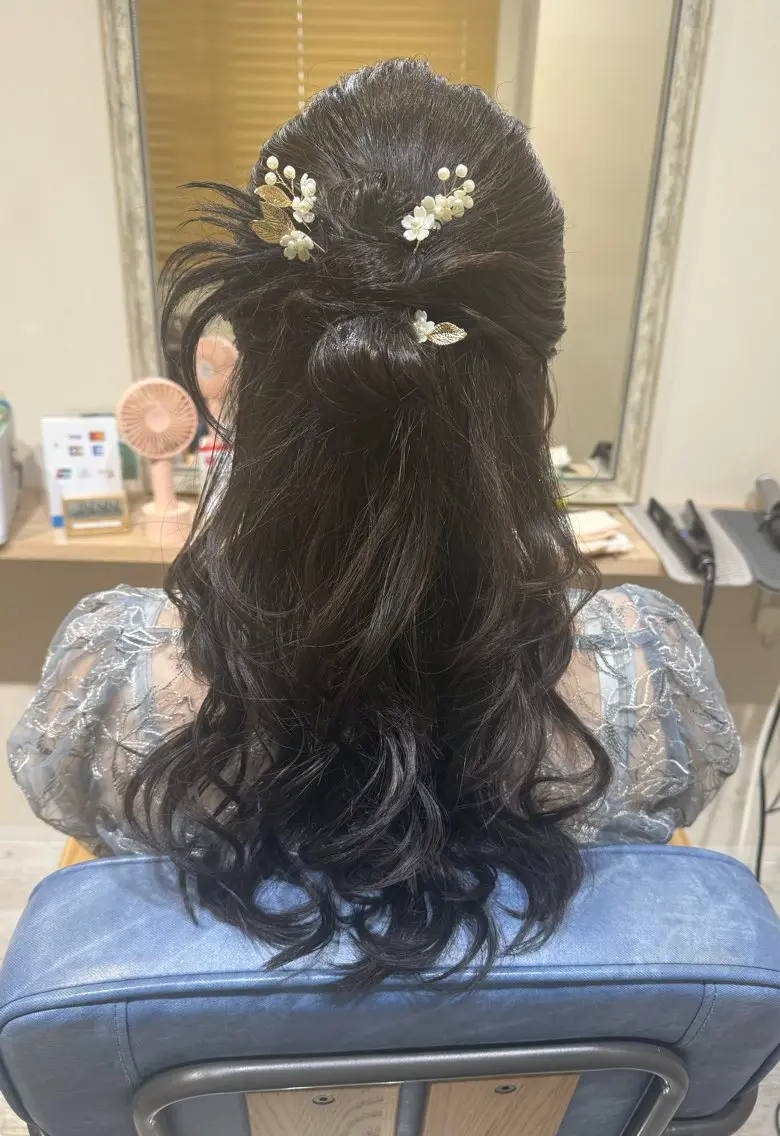 ロング ヘアアレンジ エクステ ヘアセット Connect Rumiのヘアスタイル