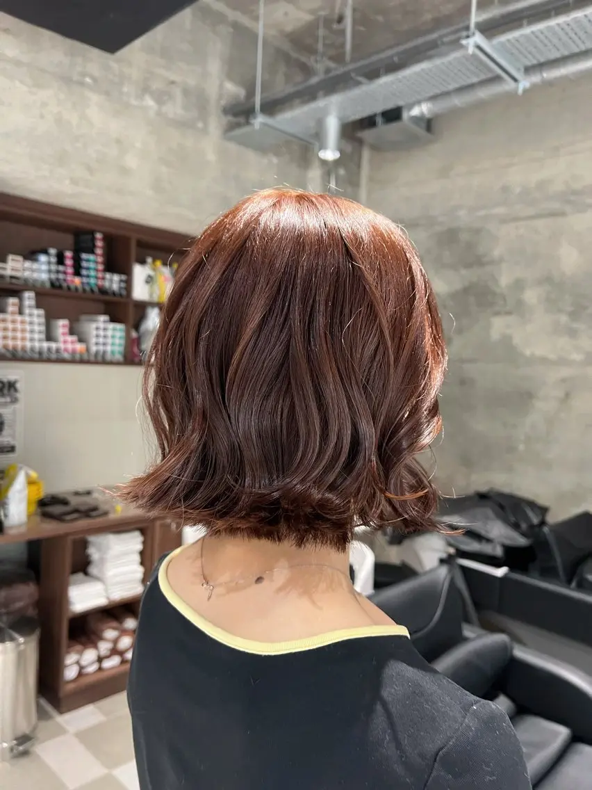 ショート カット ヘアカラー トリートメント nok kaoriのヘアスタイル
