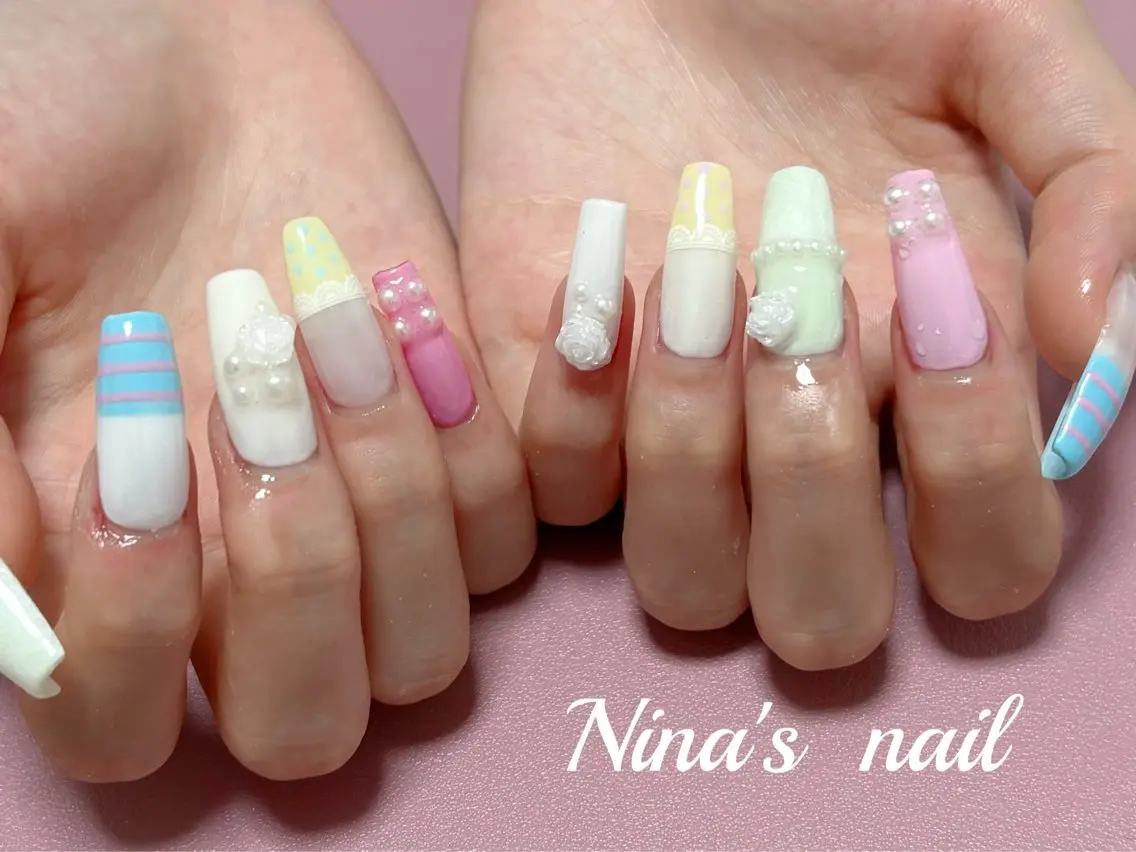 ネイル ハンドネイル Nina's nailのネイルデザイン