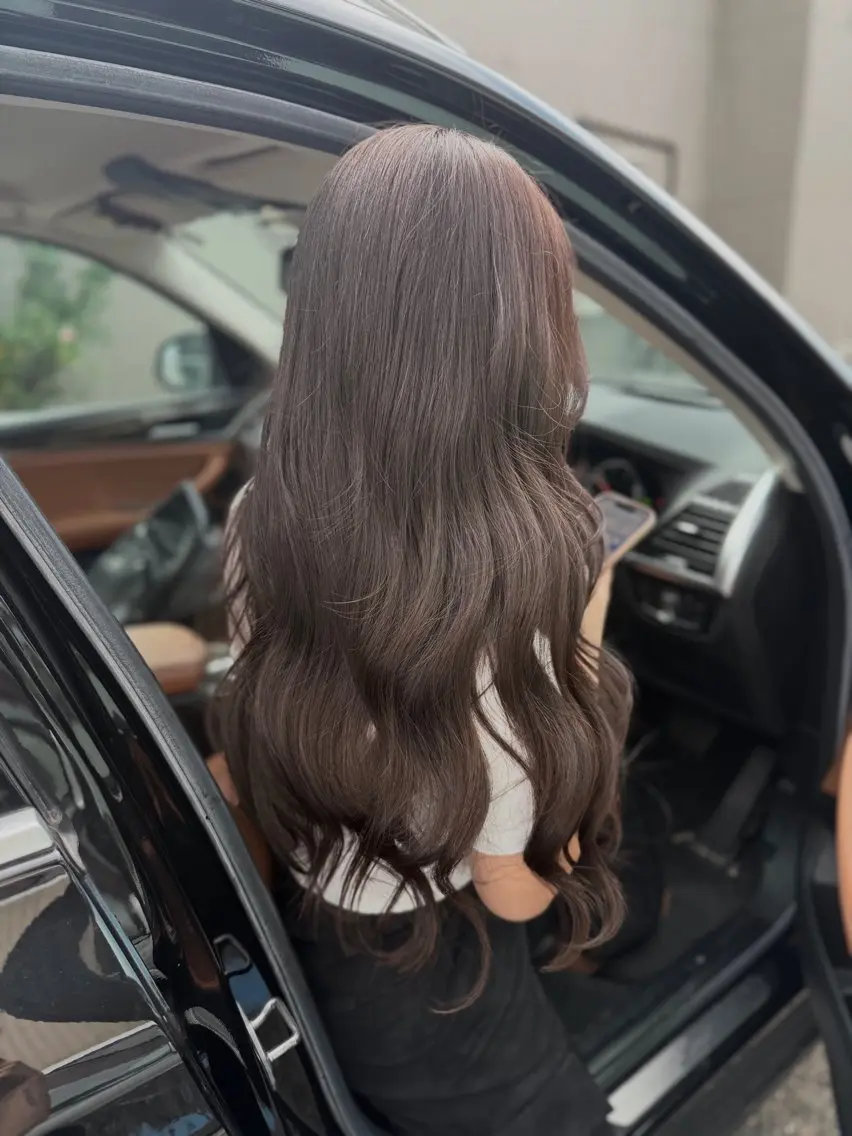 ロング カラー カット ヘアカラー kilto.きょうか 🍑カットモデル🍑のヘアスタイル