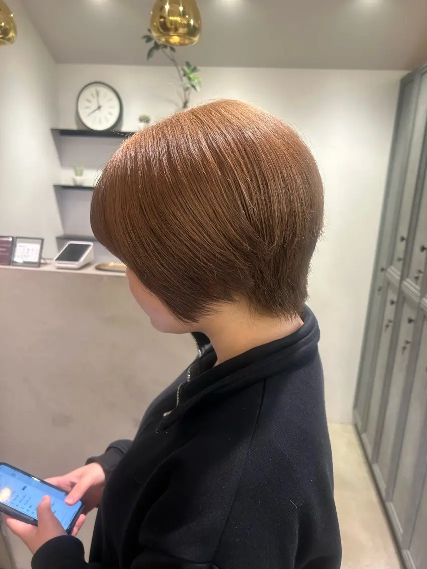 ショート 顔周りカット ショートヘア カットモデル募集中 ／ Miyuのヘアスタイル
