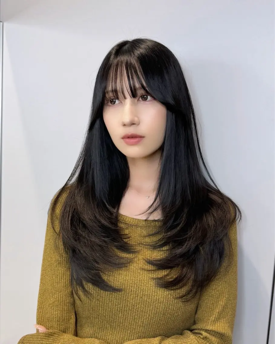 セミロング カラー カット ヘアカラー 🦋韓国系指名No1 店長/圓山 祐也🦋のヘアスタイル