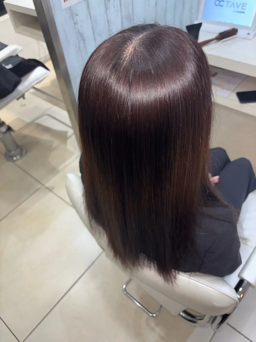 カラー ヘアカラー トリートメント 🌟美髪縮毛矯正🌟 吉田早弥のヘアスタイル