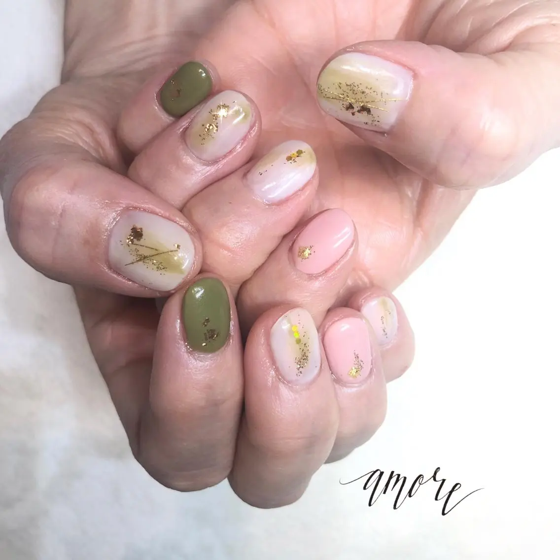 ネイル アートネイル ジェルネイル ニュアンスネイル You kyehwaのネイルデザイン