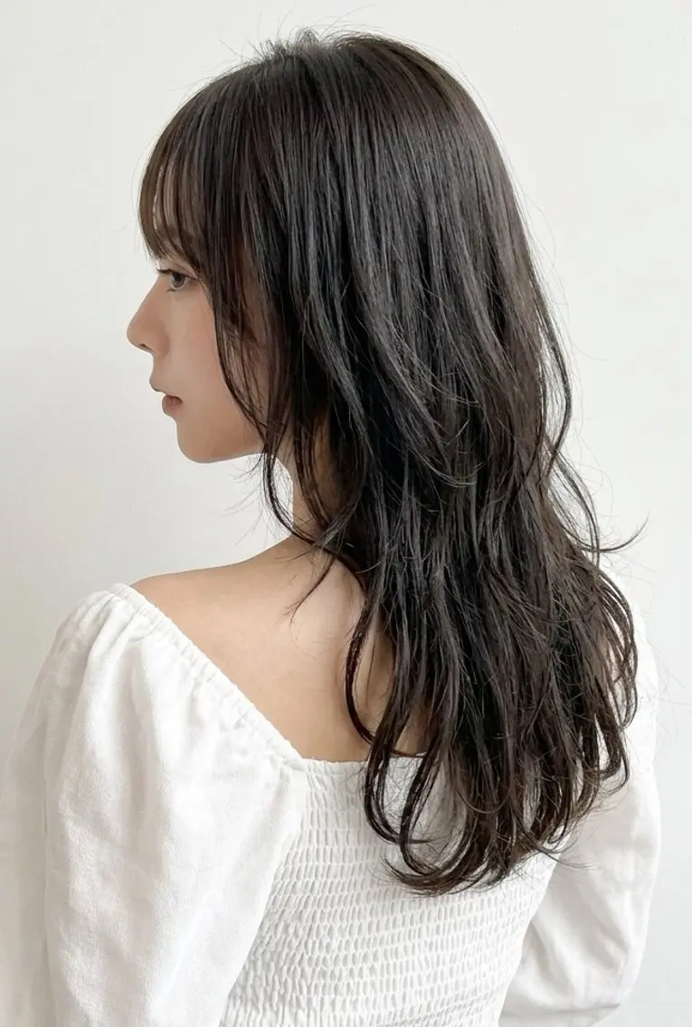 ロング 境 はるきのヘアスタイル