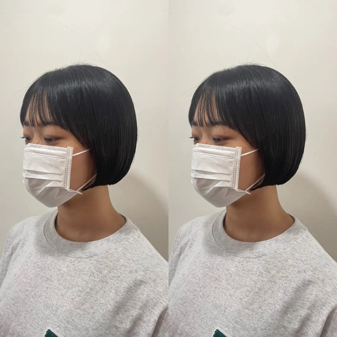 ショート ボブ 顔周りカット 小顔カット 縮毛矯正 fulam － KAEDEのヘアスタイル