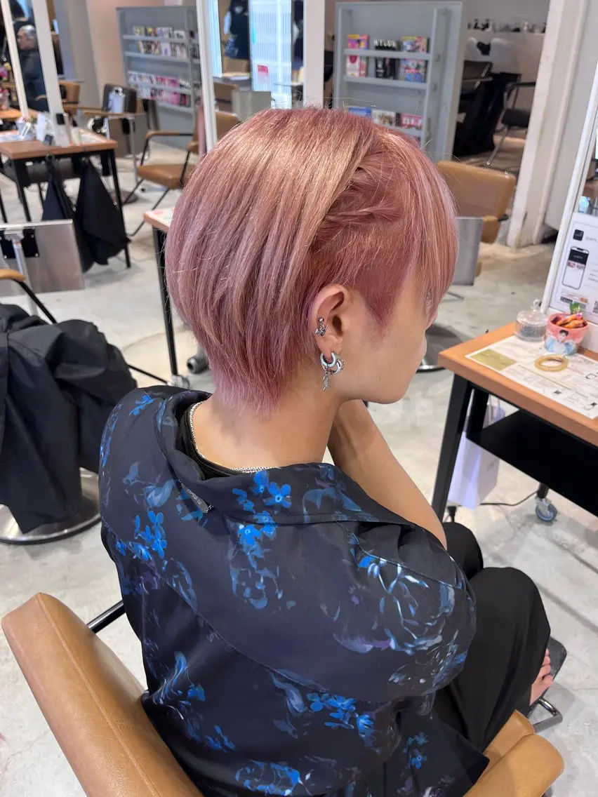 カラー メンズ 大阪韓国メンズ特化 LUNAのヘアスタイル